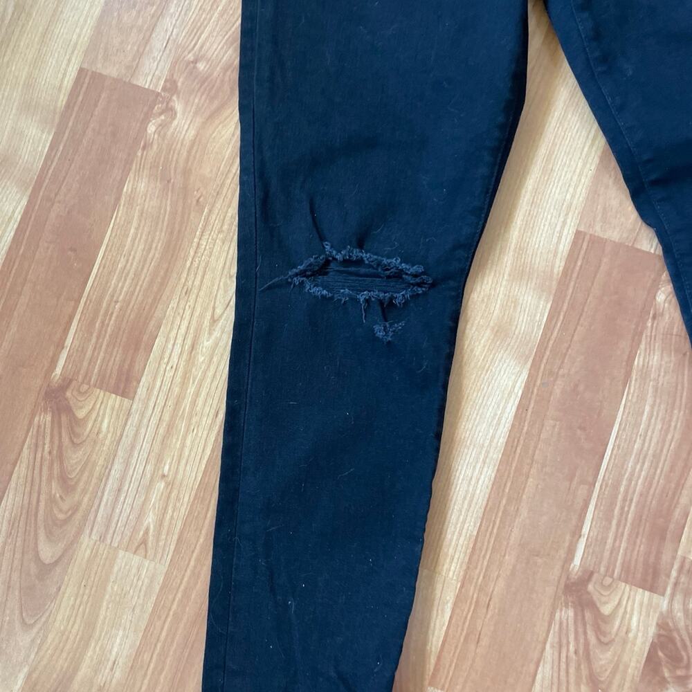 Joe's high rise skinny ankle Black Jean - Picture 6 of 9